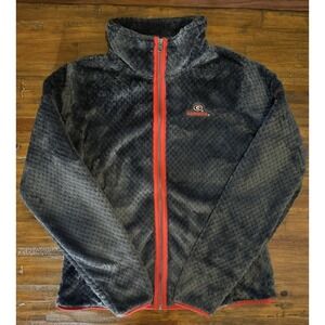 Columbia Womens Large Georgia Bulldogs Fireside II Sherpa Fleece Jacket UGA NCAA